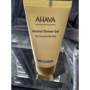 SHOWER GEL Ahava Deadsea WATER Mineral 1.3 Oz 40 mL Skincare Travel Size New S14